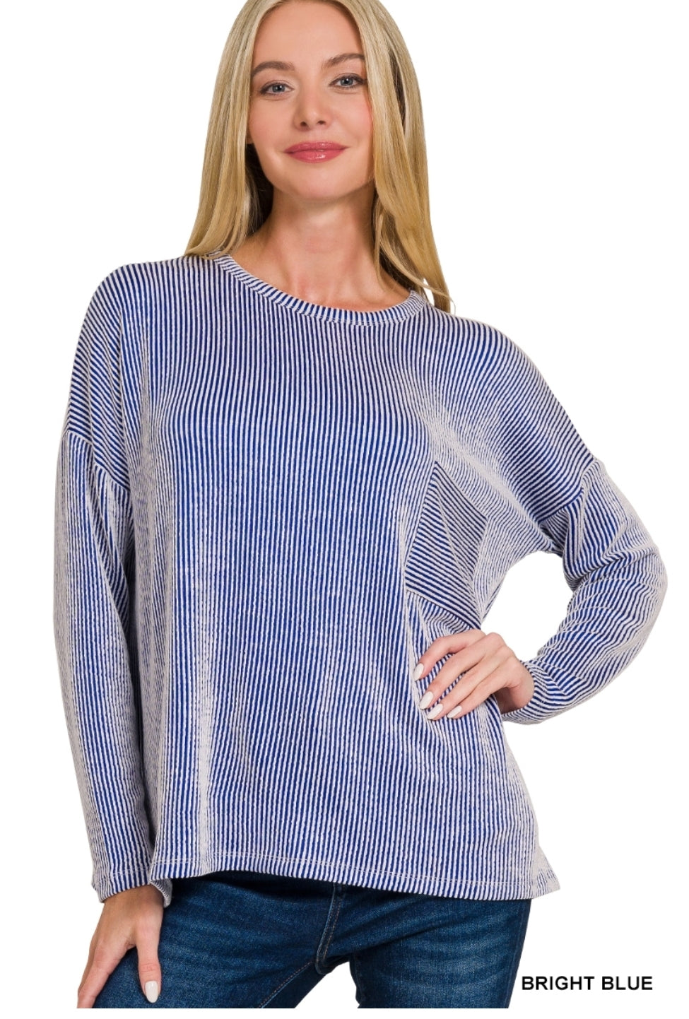 Striped Ribbed Long Sleeve
