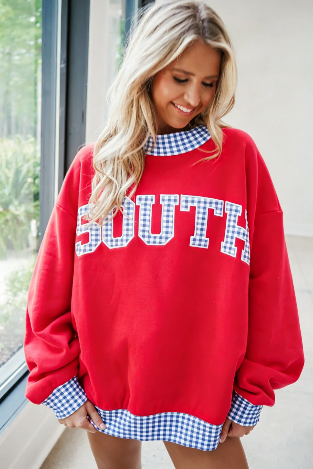 Plaid Gameday Sweatshirt