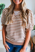 Striped Bubble Sleeve