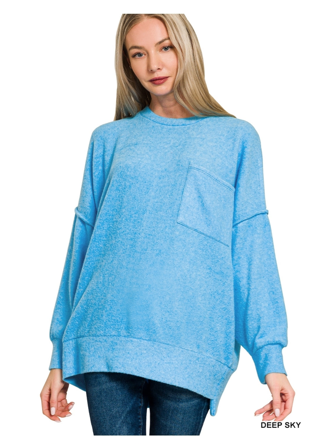 Brushed Melange Sweater