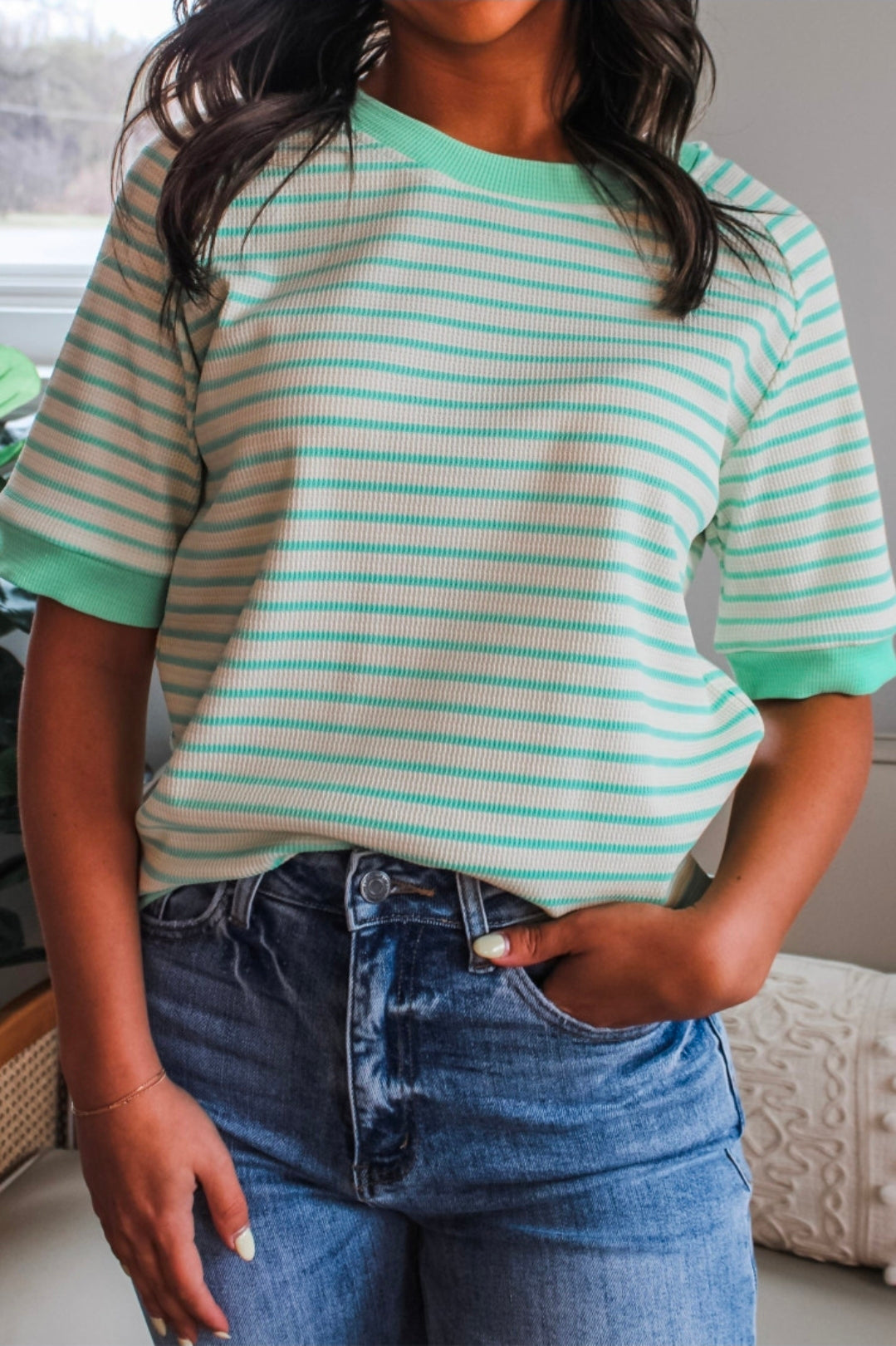 Mint Stripe