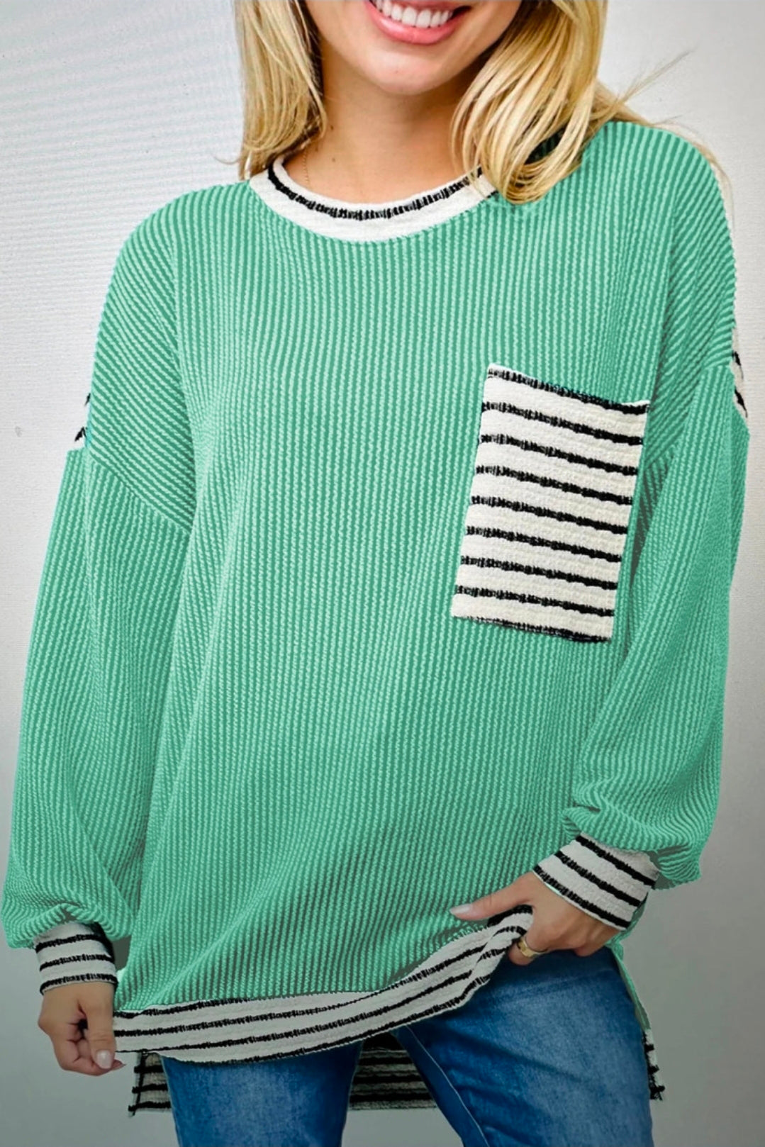 Twisted Ribbed Top