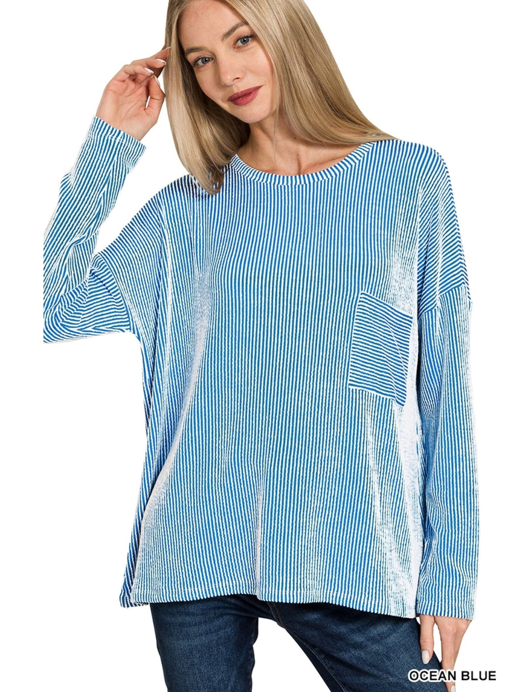 Striped Ribbed Long Sleeve